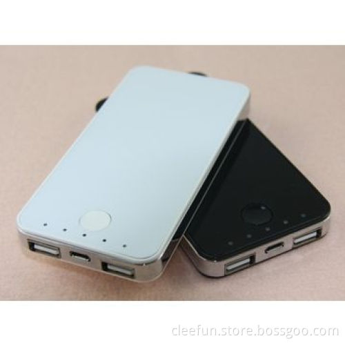 Portable Power Bank with Dual Output, for iPhone/Samsung/HTC, with 4,000mA Capacity